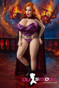 Golden Hair Huge Bust Realistic Sex Doll 6