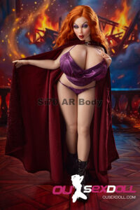 Golden Hair Huge Bust Realistic Sex Doll 8